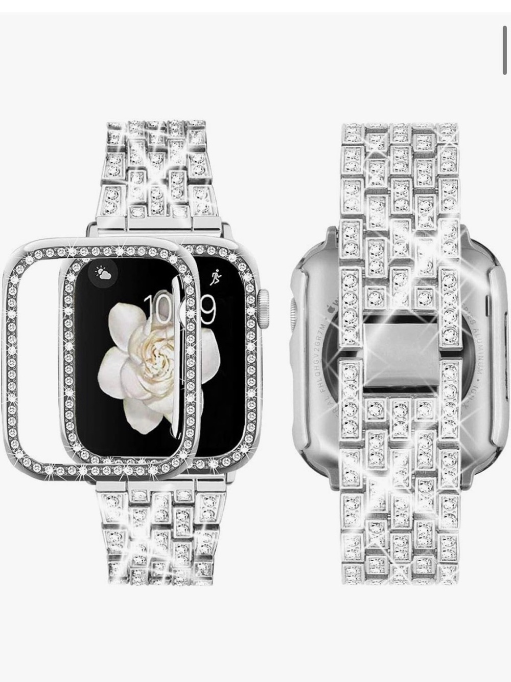 SUPOIX Bling Band and Case for Series 11/10-46 mm